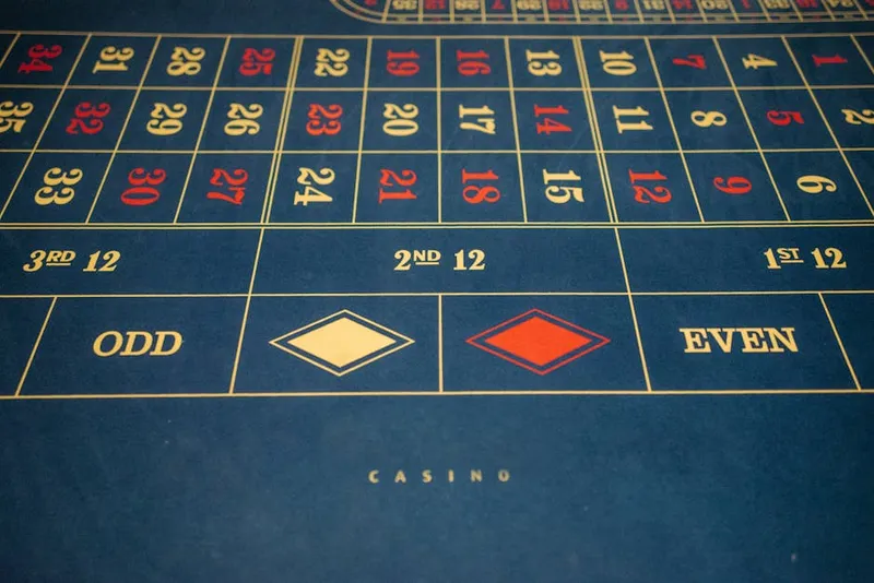 casino game rules placard sign table