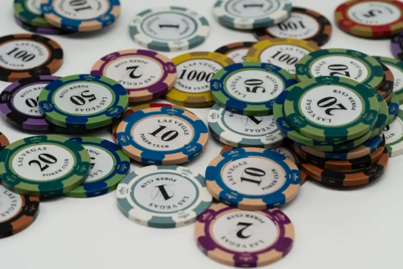 blackjack chips stack